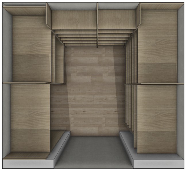 3D Проект Гардеробная комната Белая Церковь