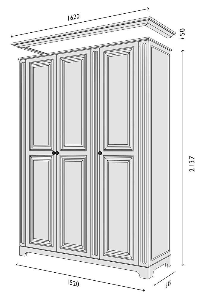 Схема Пенал фасад-V2 Марсель модуль-3