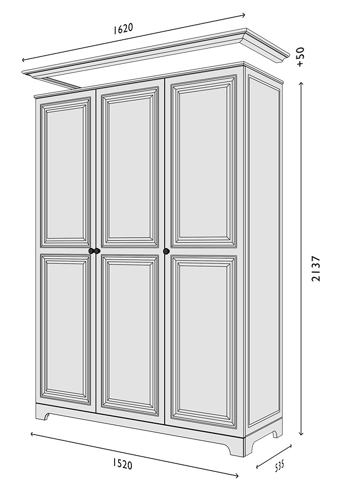 Схема Пенал фасад-V2 Марсель модуль-3