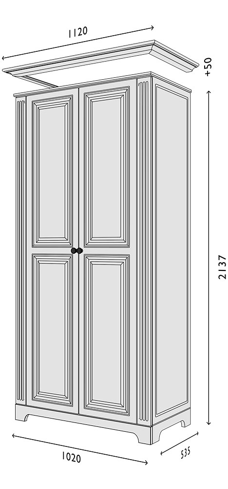 Схема Пенал фасад-V2 Марсель модуль-2