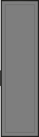 Тип фасад скло Графит BL Шкаф Модус