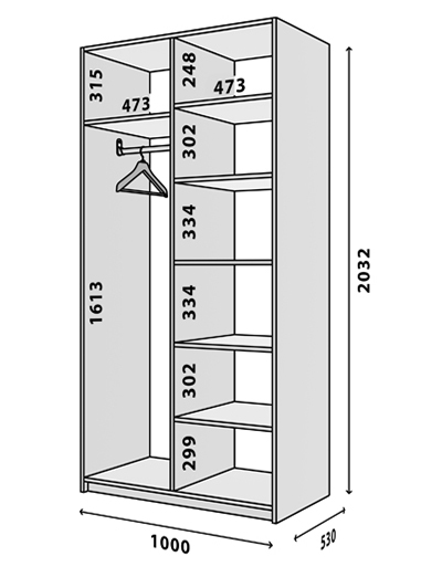 Шкаф Модус Модуль М-2