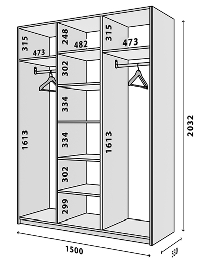 Шкаф Модус Модуль М-3