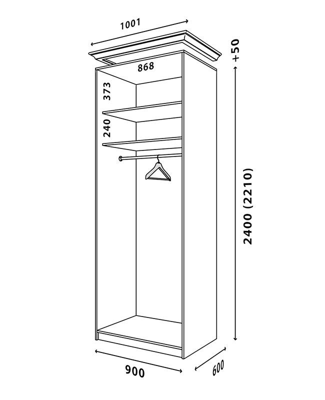 Схема шафи Білий WT 900x600